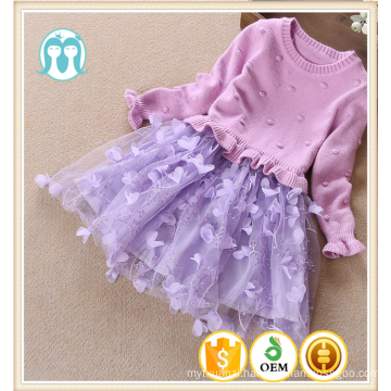 girls dress sweaters purple knitted tulle dresses children alibaba skirts and sweaters for baby girls guangzhou factory